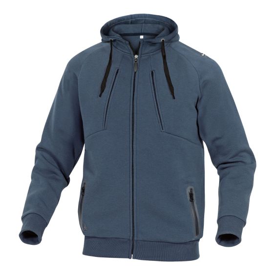 [903-301843-06]  DP ANZIO sweater, marineblauw, 65% molton/polyester 35% katoen, maat  XL