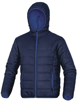 [903-302698-04] DP DOON donsjas gematelasseerd met polyamide, marineblauw/koningsblauw, maat  M