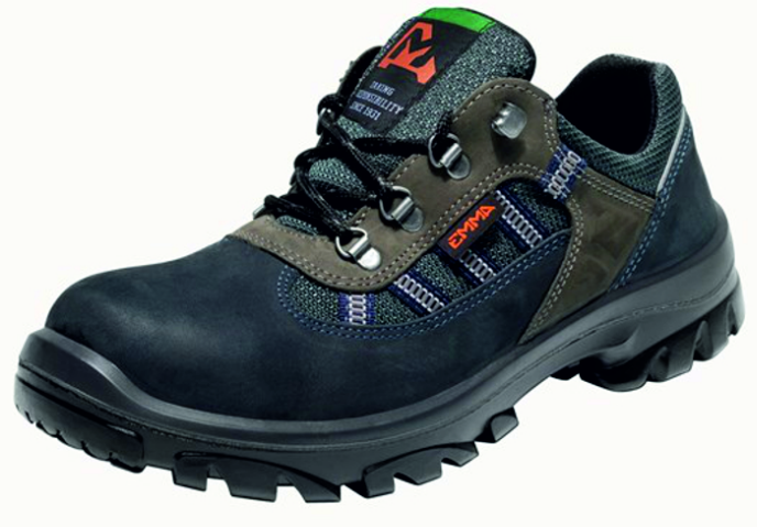 [102-000694-35] EMMA Spa D, Veiligheidsschoen S2, laag model, Blauw/Grijs, pur (35)