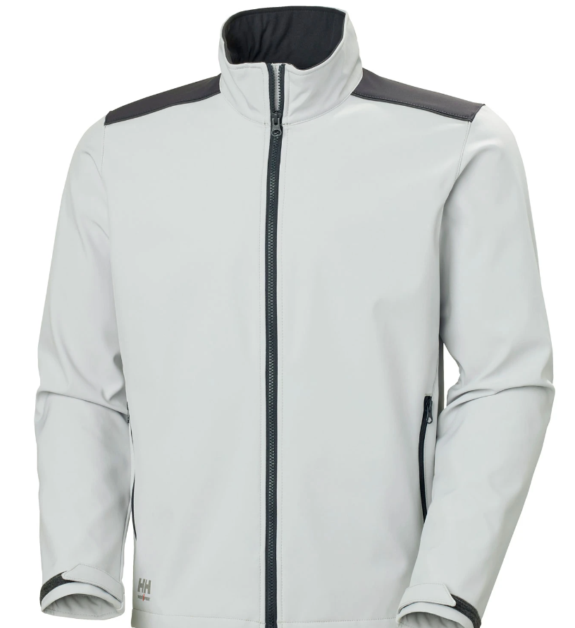 [103-009958-04] HELLY HANSEN  74085_919, MANCHESTER 2.0 SOFTS JACKET, GREY FOG/EBONY (M)