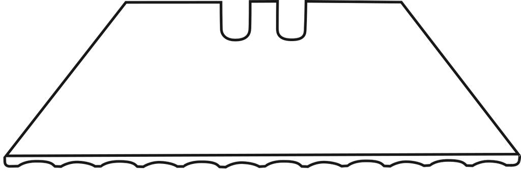 [109-000128] Tortoris B1-S Reserve mesje serrated, 10 per dispenser