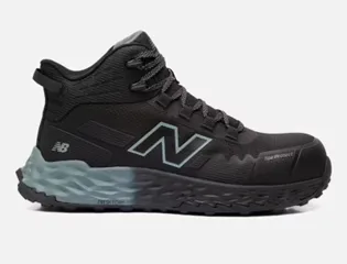 [102-001204-40] New Balance Cremorne Mid Veiligheidsschoenen, S3L HRO FO SC SR ESD, Black/Grey (MEFCMCAP2E-1012-7755) (40)