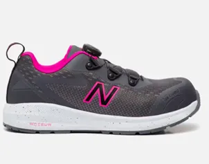 New Balance Logic Boa Womens Lage Veiligheidsschoenen, S1PL HRO SR FO, Grey/Pink (WIDLOGIBOA-1264-9739)