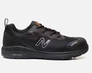 New Balance Logic Lage Veiligheidsschoenen, S1PL SR FO HRO, Black/Orange (MIDLOGI-1044-7374)