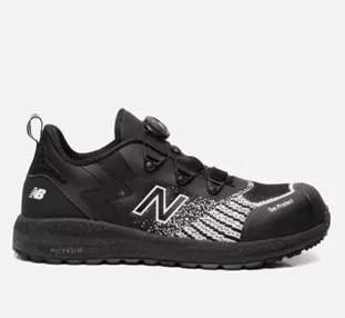 New Balance Speedware Boa Lage Veiligheidsschoenen, S1PL SRC, Black/White (MIDSPWRBOA-1011-5296)