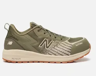 New Balance Speedware Lage Veiligheidsschoenen, S1PL SRC, Olive/White (MIDSPWR-3311)