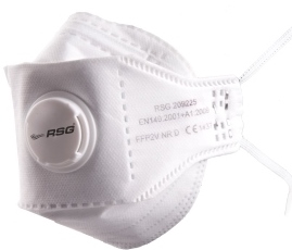 [106-000016] *RSG 209235 FS Series FFP3V NR D, White, FFP3 / NPF = 50, EN 149: 2001 + A1: 2009