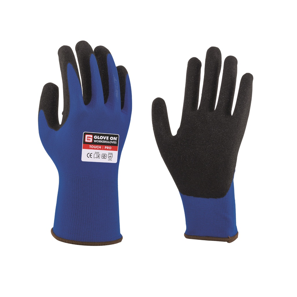 [EOL25-101-000477-07] Glove On, Touch Pro, 100-100-008, CE, EN388:2016-4131X (101-000892) (7)